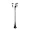 Z-Lite Talbot 1 Light Outdoor Post Mount Fixture, 27.5in. W x 111.5in. H, Black 579PHMR-3-564P-BK - alternate 3